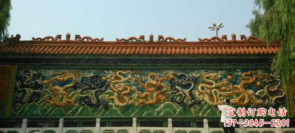 泉州九龙壁景观石雕