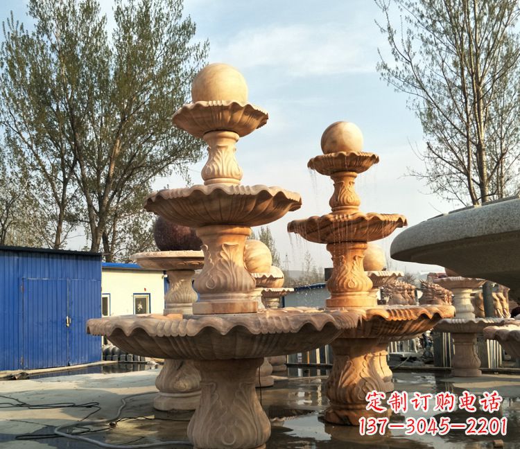 泉州九龙戏珠石雕喷泉