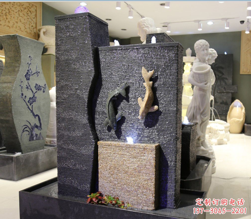 泉州九龙太子石雕喷泉