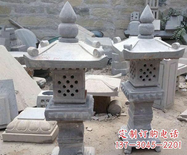 泉州酒店级镂空石灯雕塑