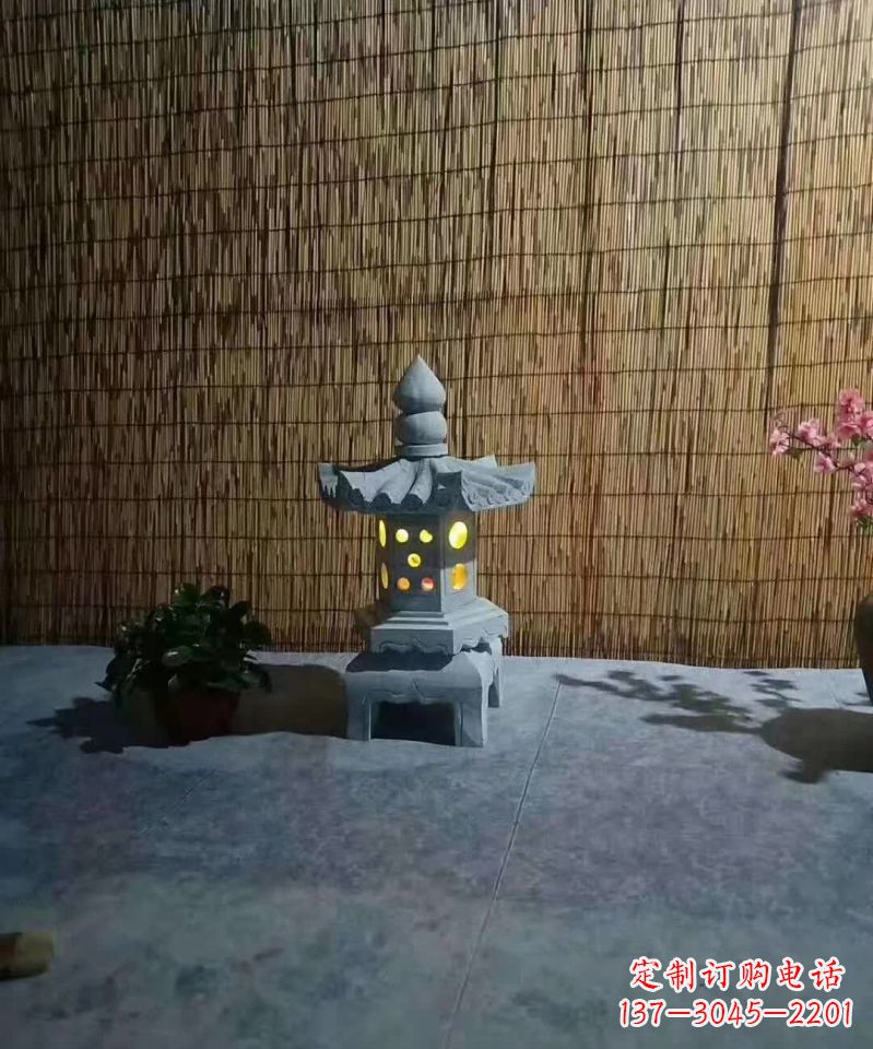泉州专业设计、制作酒店石灯雕塑
