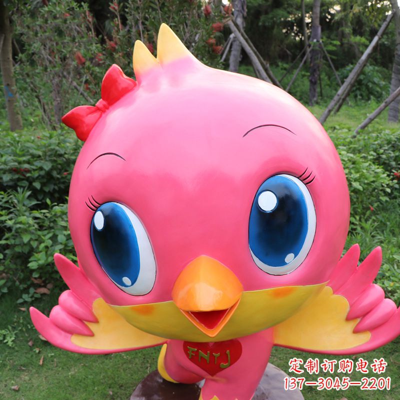 泉州中领雕塑精致玻璃鸽子雕塑