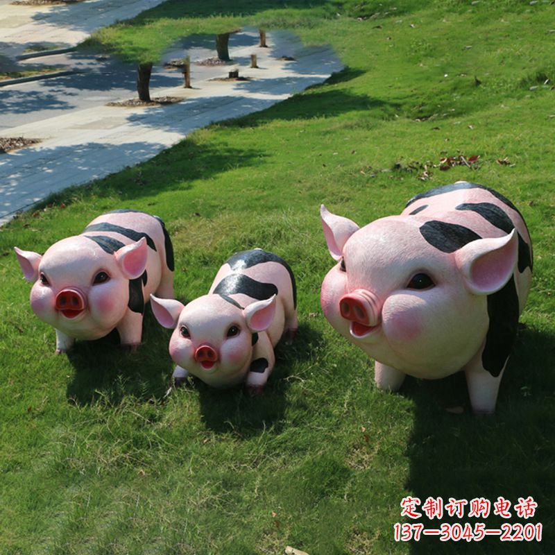 泉州全新卡通猪雕塑,为您的家居装饰带来活力