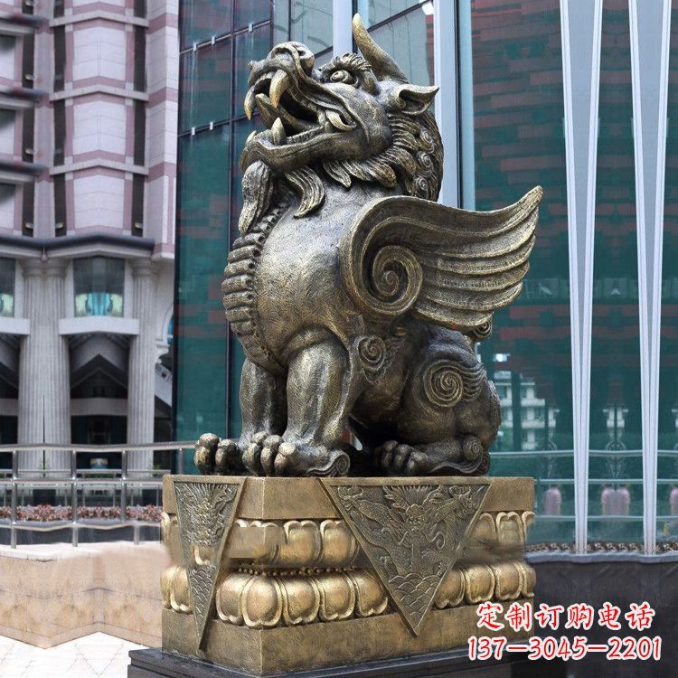 泉州看门貔貅铜雕