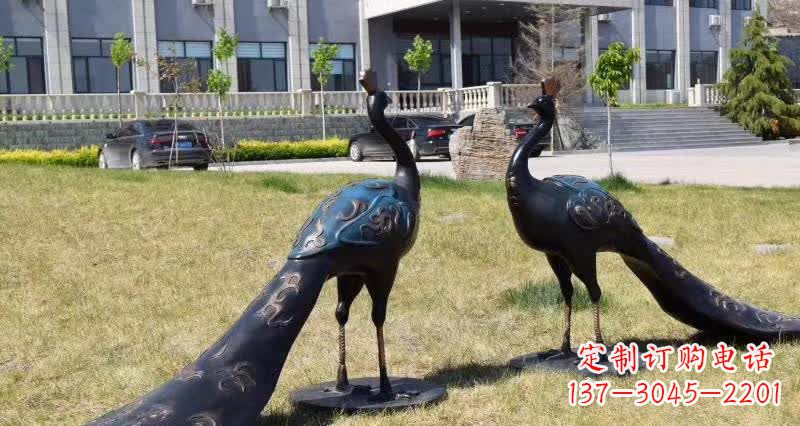 泉州领雕塑-孔雀铜雕,高雅精美的艺术精品