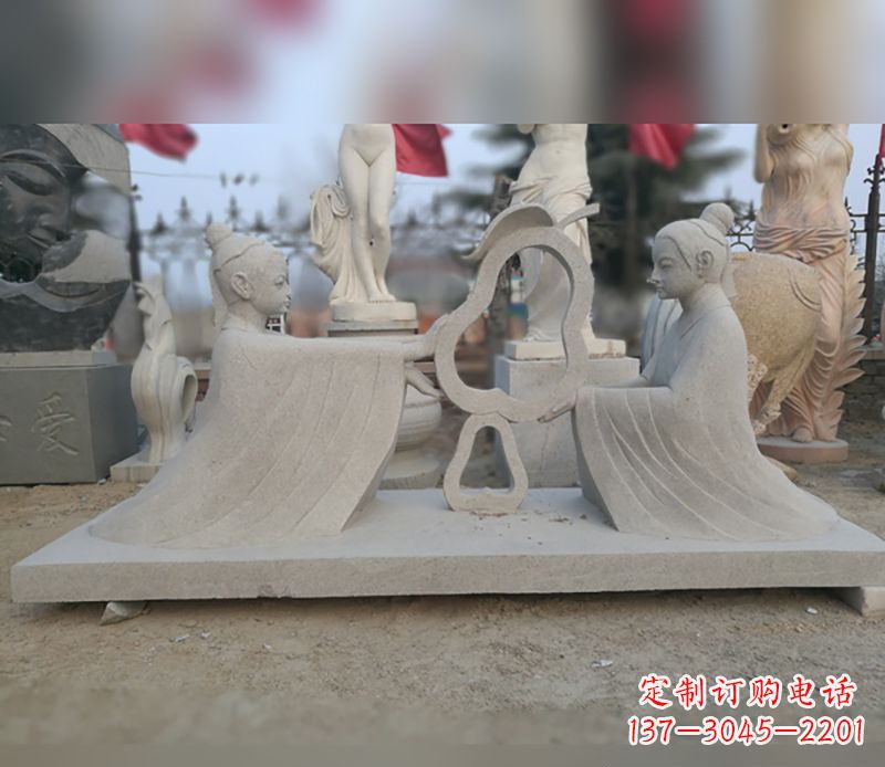 泉州选择传统工艺,重现古代大臣孔融的精致雕塑