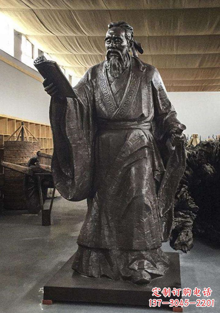 泉州中国古代圣贤孔子雕塑