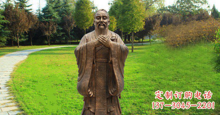 泉州传承中国历史文化,具有永恒魅力的孔子公园铜雕