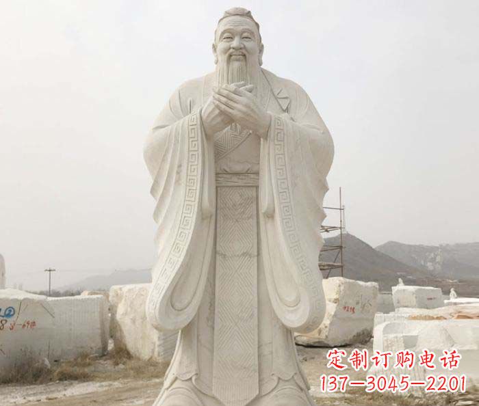泉州以孔子崇高形象设计独一无二的雕塑