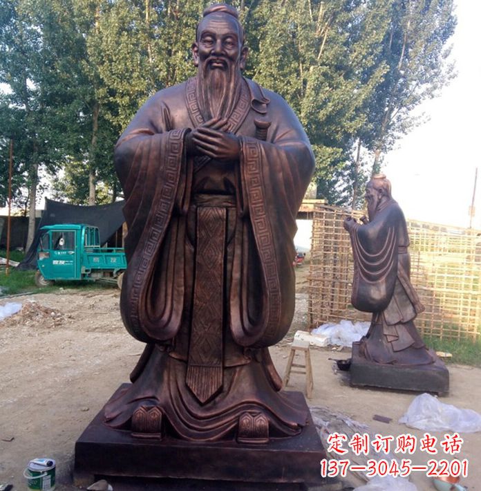 泉州具有传奇色彩的孔子雕塑