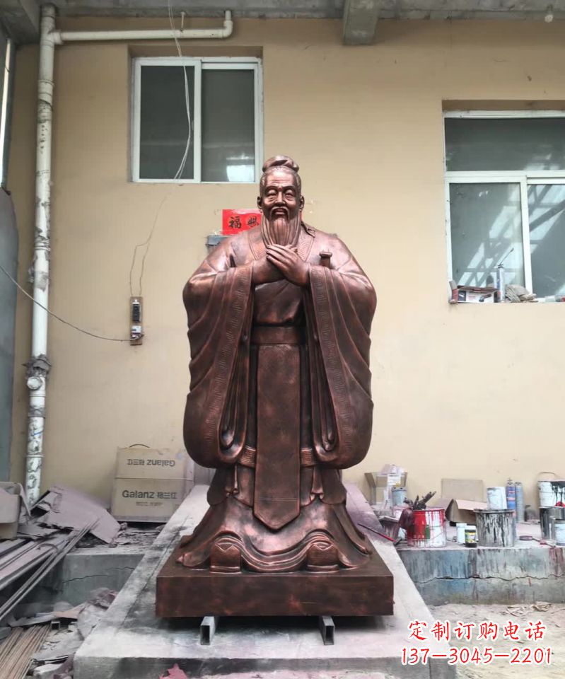 泉州传承中华文化精髓,尊崇古代伟大思想家——中领雕塑定制孔子雕塑