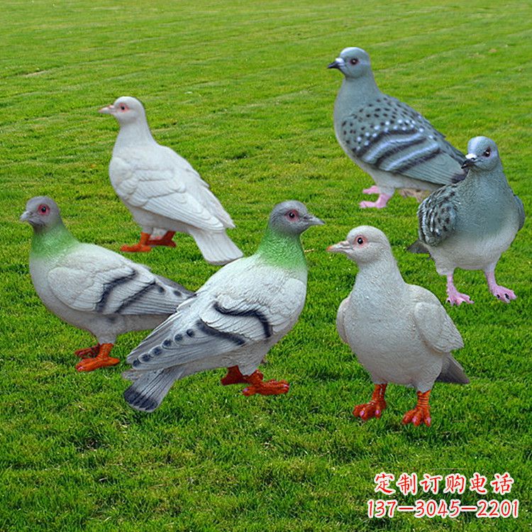 泉州兰州和平鸽雕塑