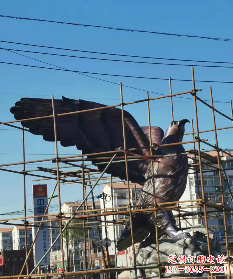 泉州高雅精致精美老鹰铜雕