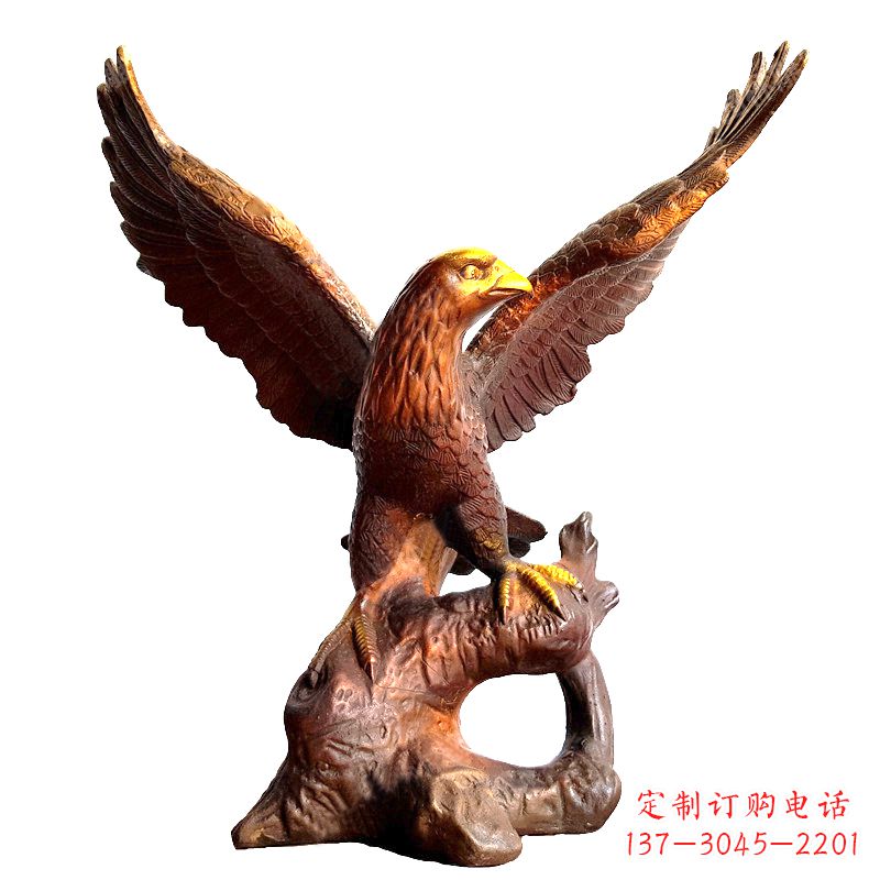 泉州中领雕塑推出的老鹰展翅铜雕绝对是一件可以…