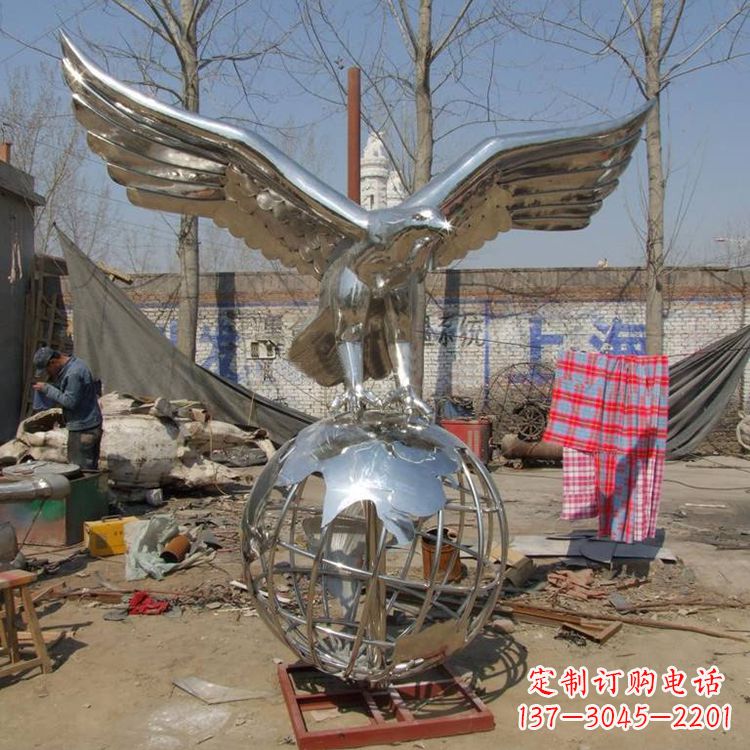 泉州复古经典不锈钢地球雕塑