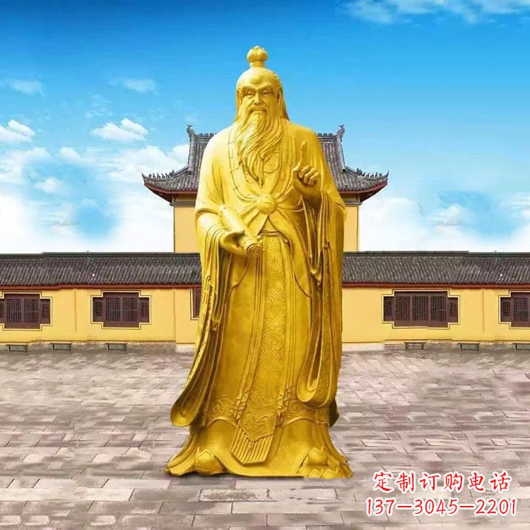 泉州老子骑牛石雕