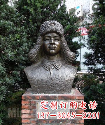 泉州领雕塑:全国首创雷锋青铜胸像