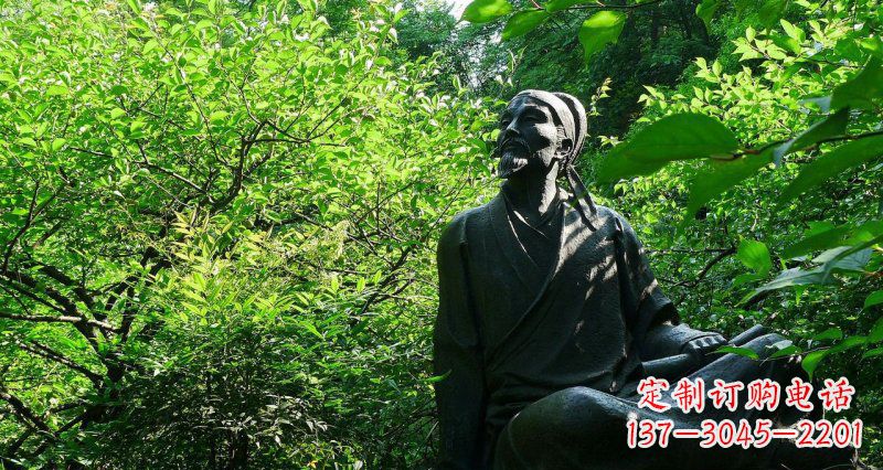 泉州李白铜雕,精致细腻,让你收藏永不凋谢
