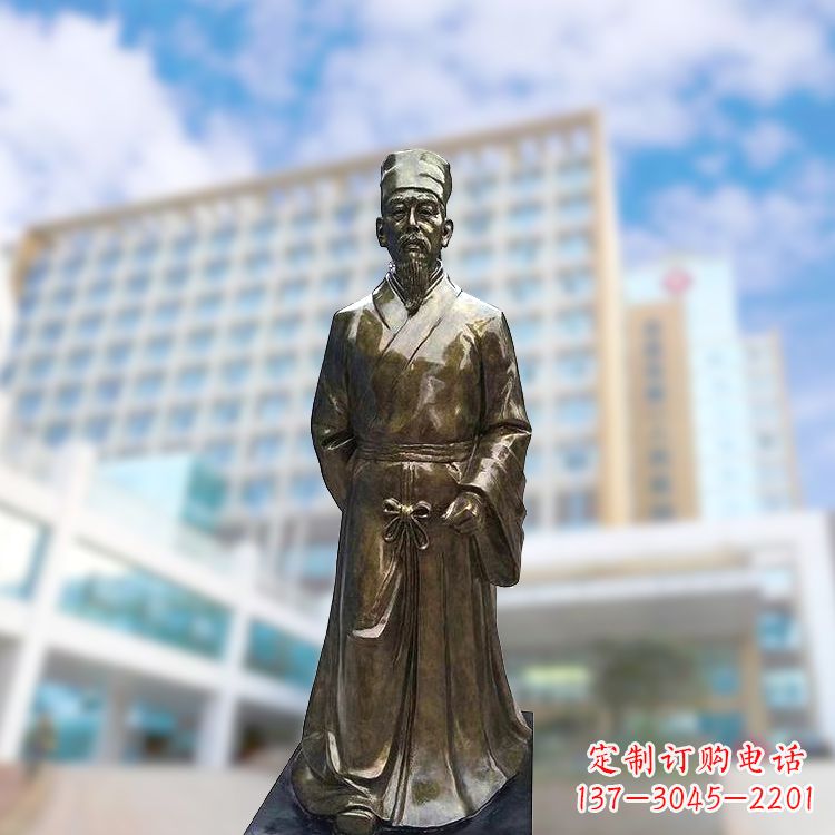 泉州李时珍仿铜雕塑-李时珍雕像