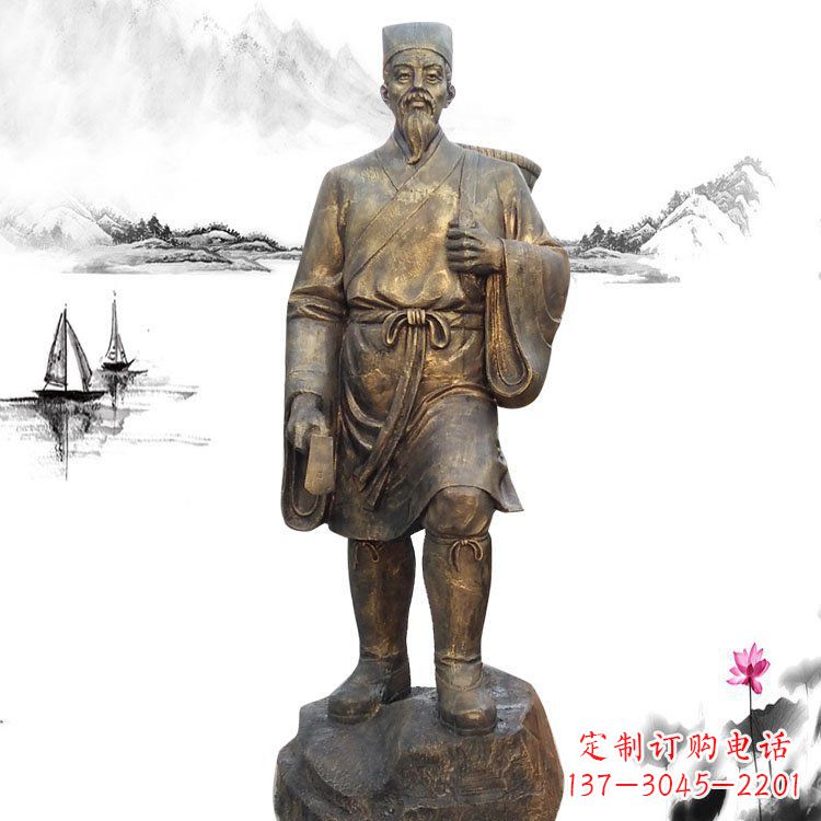 泉州精美李时珍雕塑,为您的生活增添更多艺术色彩