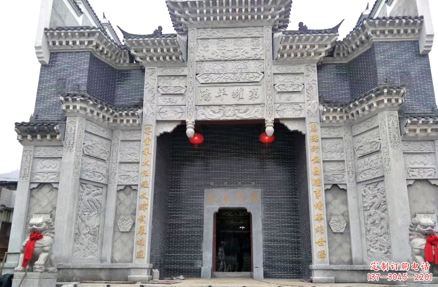 泉州陵园石雕牌坊|精湛的雕塑工艺