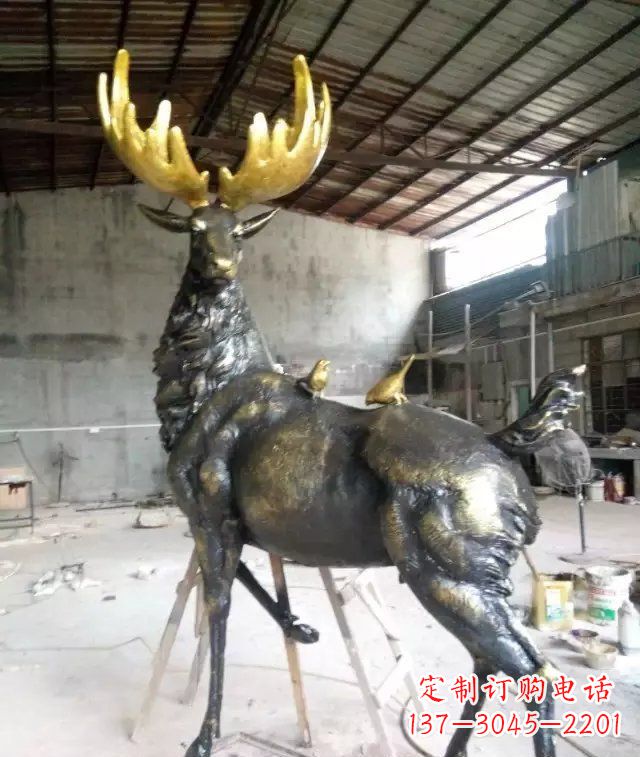 泉州精美羚羊铜雕,打造您独一无二的家居装饰
