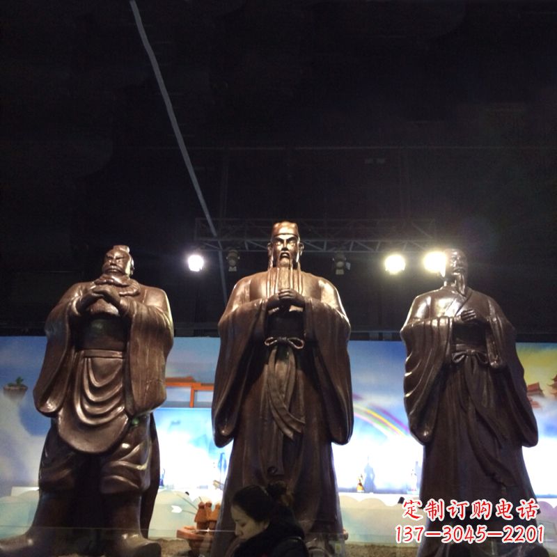泉州经典绝版，古代风靡，桃园三结义关羽雕塑