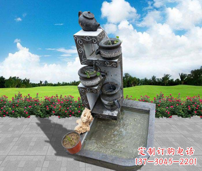 泉州极具特色的水槽雕塑