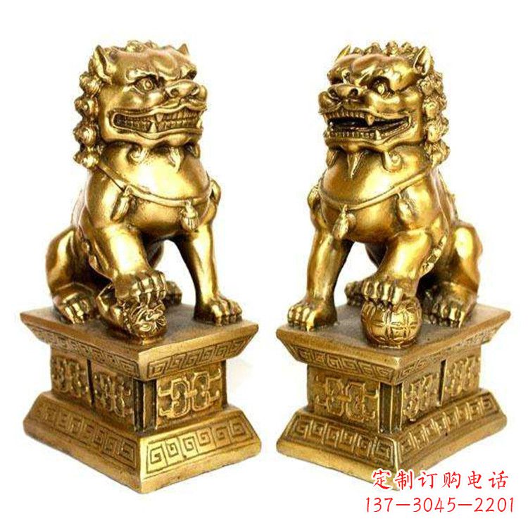 泉州鎏金故宫狮子