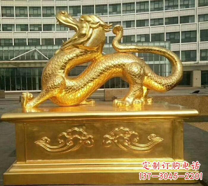 泉州精致鎏金神龙魅力四射