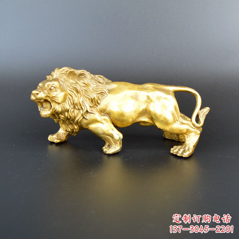 泉州鎏金西洋狮子雕塑