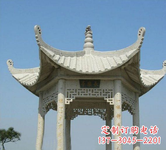 泉州领雕塑-凉亭石雕定制厂家