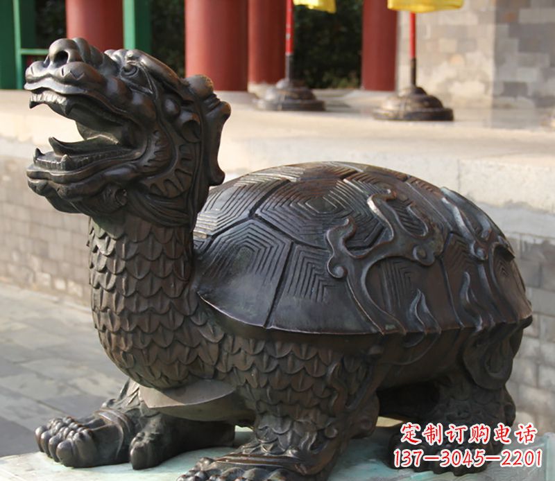 泉州龙龟铜雕