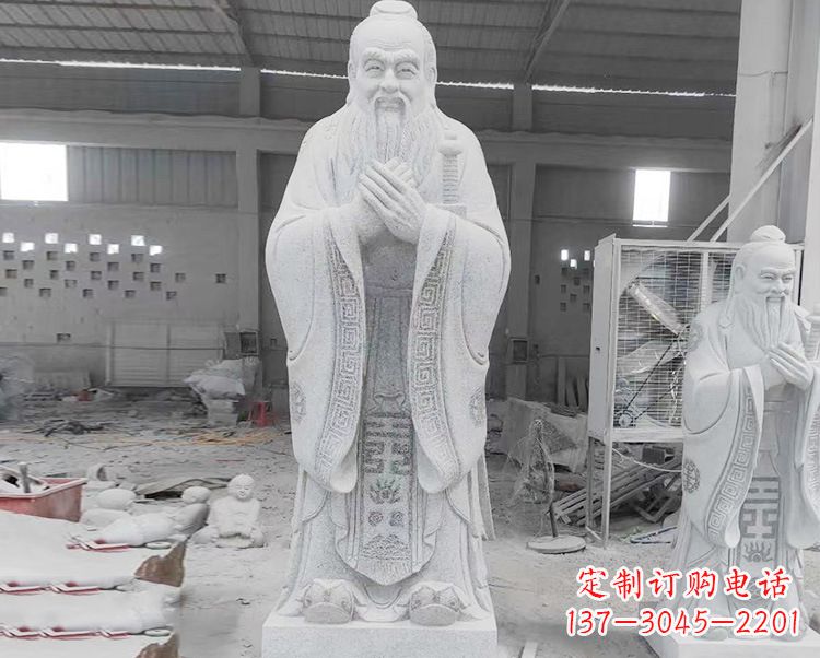 泉州精美的孔子雕像,精雕细琢,彰显文明之美