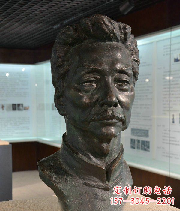 泉州鲁迅名人铜雕雕塑—传承文化,永久纪念