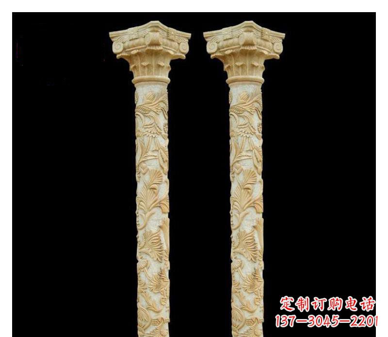 泉州罗马柱砂岩柱子石雕