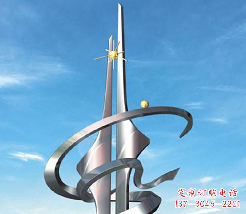 泉州螺旋飘带广场雕塑