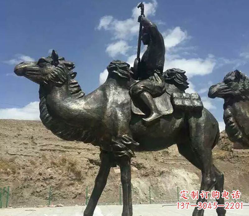 泉州骆驼铜雕,雕塑定制制造商