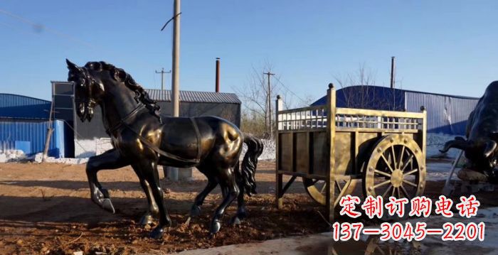 泉州华丽复古,名车贵族,精美马车雕塑