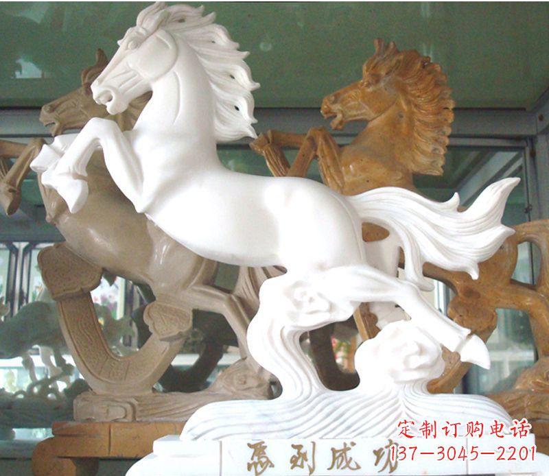 泉州精美马到成功景观石雕