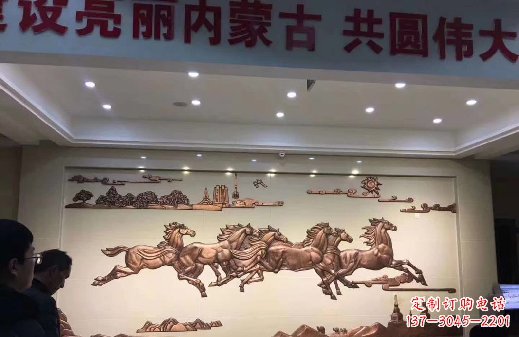 泉州完美展示马到成功的铜马雕塑