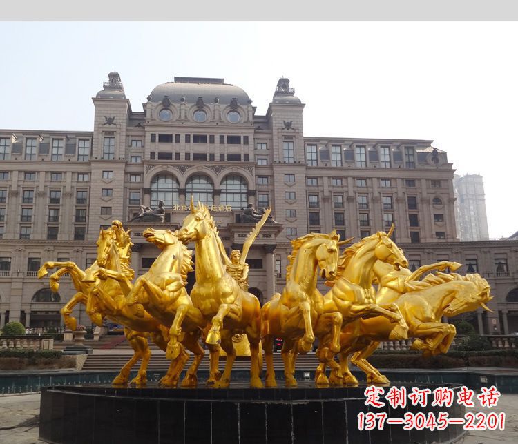 泉州马动物铜雕,令您流连忘返
