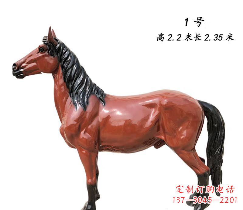 泉州精美马雕塑让您尽情享受动物之美