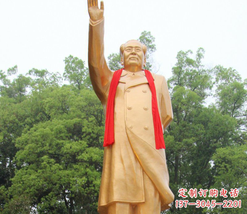 泉州毛主席挥手伟人铜雕