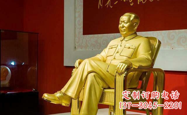 泉州雕刻毛主席偉人銅像,傳遞壹代領袖偉大革命精神