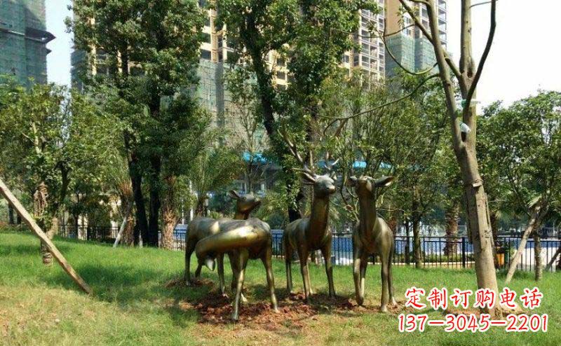泉州青铜雕刻的梅花鹿,给您的生活带来另一种美感