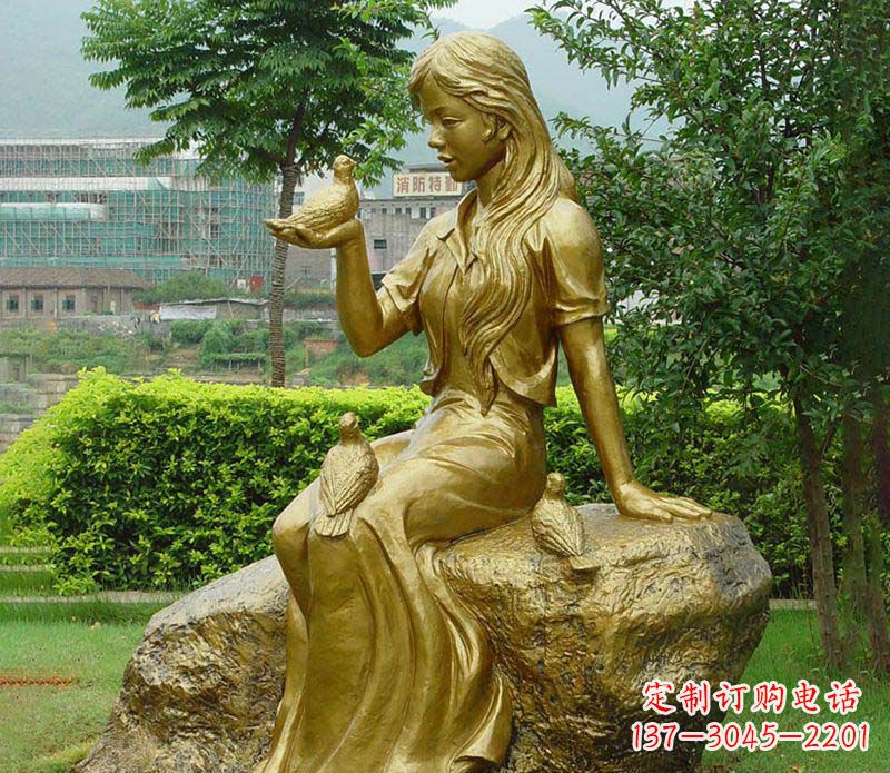 泉州激发无限灵感的精美鸽子雕塑