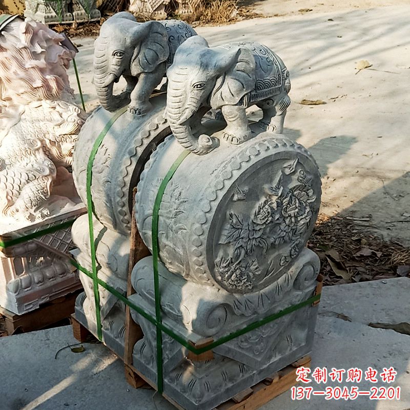 泉州为您的大门增添重量感-中领雕塑石雕貔貅