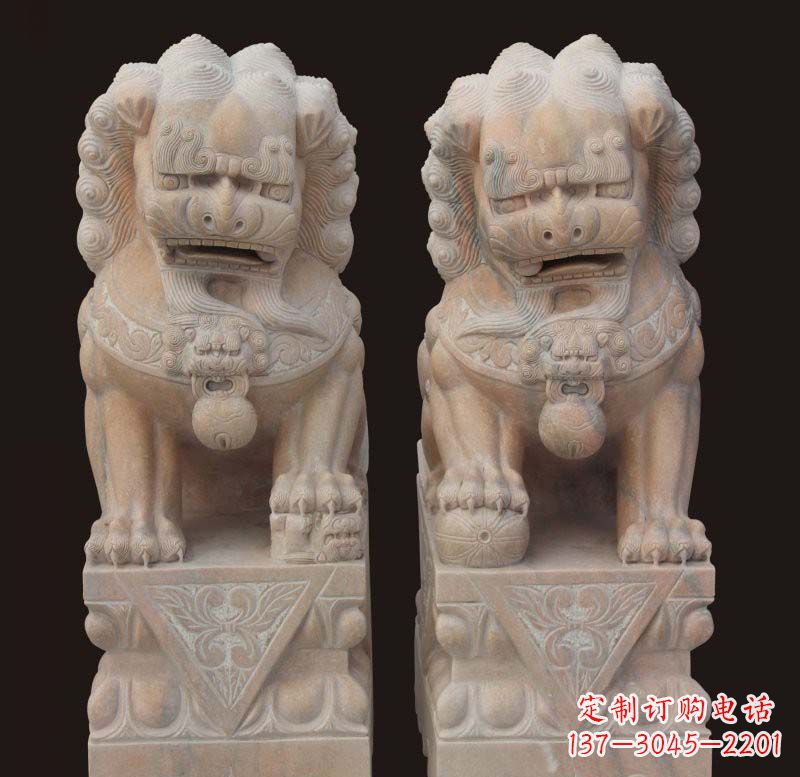 泉州传统石狮子雕塑,精美绝伦