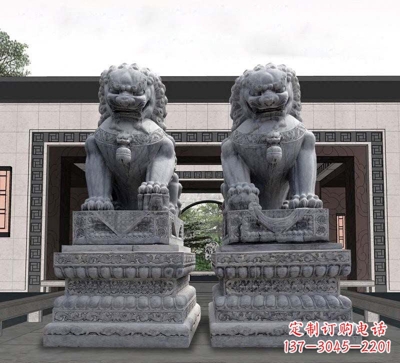 泉州青石传统狮子石雕,引领传统艺术气息